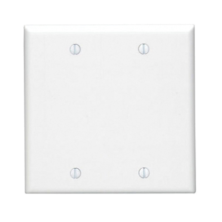 LEVITON Blank 2 Gang Wallplate 88025